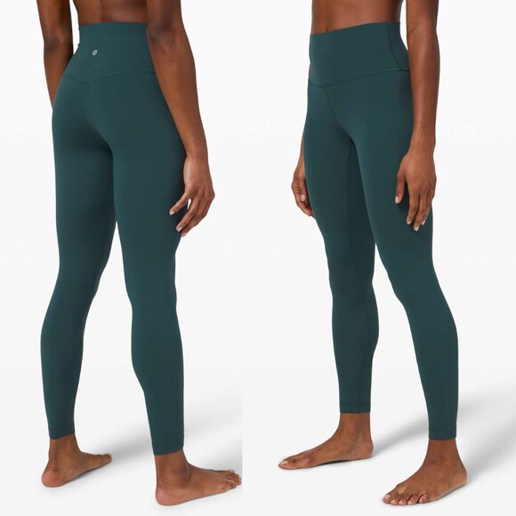 Lululemon Align Pant 28” Inseam 6 in Submarine Teal Green High Waist $98 Nulu - Picture 2 of 15